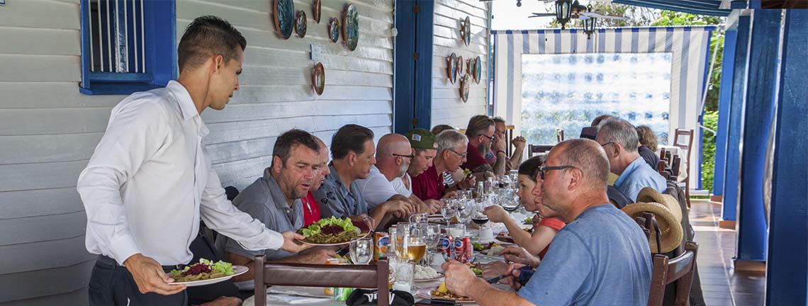 Almuerzo en Casa de Don tomás, Viñales, Pinar del Río